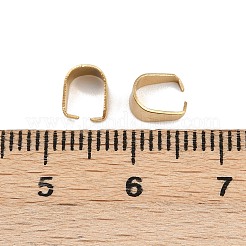 304ステンレススチールスナップオンベイル  イオンプレーティング（ip）  18KGP本金メッキ  6.5x3.5mm&nbsp;STAS-C135-01A-G