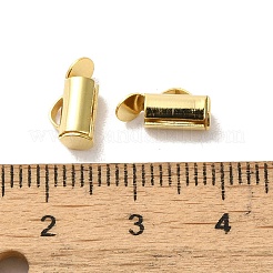真鍮製コードエンドパーツ  カドミウムフリー＆鉛フリー  コラム  24KGP本金メッキ  8x4mm  穴：1mm  内径：3mm&nbsp;FIND-Z039-22A-G
