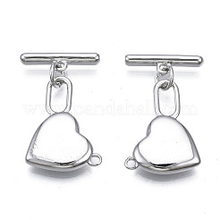Brass Toggle Clasps&nbsp;KK-T063-103P-NF