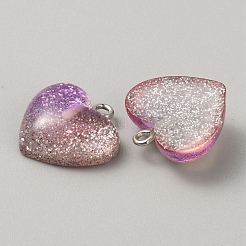 Transparent Resin Pendants&nbsp;CRES-TAC0010-05B