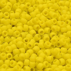 トーホー 8/0ラウンドビーズ  日本製シードビーズ  （42f）不透明なフロストタンポポ  3mm  穴：1mm  約1110個/50g&nbsp;SEED-XTR08-0042F