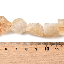 Heated Natural Citrine Beads Strands&nbsp;G-S386-C19