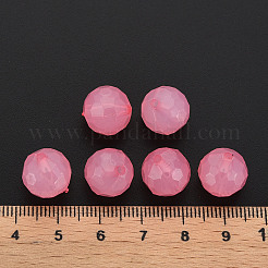 模造ゼリーアクリルビーズ  多面カット  ラウンド  鮭色  12x11.5mm  穴：1.8mm  約560個/500g&nbsp;MACR-S373-97B-E03