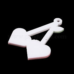 Opaque Resin Pendants&nbsp;RESI-P029-01B