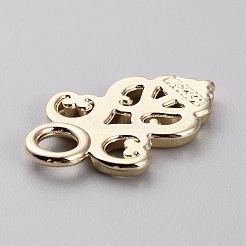 Alloy Snap Lock Clasps Findings&nbsp;LS-FIND-WH0419-08KCG