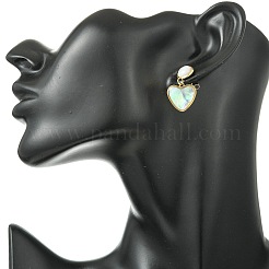 304 Stainless Steel Stud Dangle Earrings&nbsp;EJEW-JE07312-02