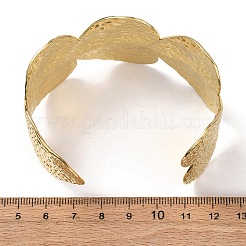 304 Stainless Steel Cuff Bangles for Women&nbsp;BJEW-Z159-01G