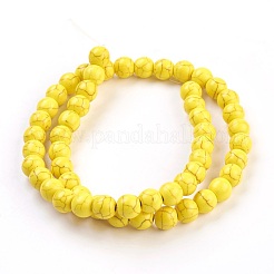 Synthetic Turquoise Beads Strands&nbsp;TURQ-G106-8mm-02I