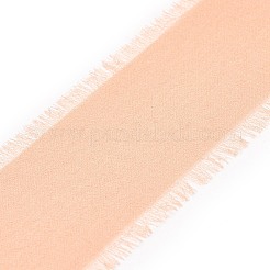 ポリエステルシフォンリボン  DIY ジュエリー作成用のローエッジリボン  ギフト包装  ダークサーモン  1-1/2インチ（38mm）  約7.11ヤード（6.5m）/ロール&nbsp;HULI-PW0002-053F