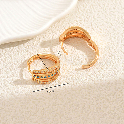 Brass Ring Hoop Earrings&nbsp;CL2799