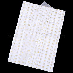 長方形の紙の花束ラッピング  ギフト包装紙の装飾  スター  500x697mm&nbsp;DIY-WH20050-20C-01