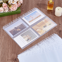 PVC Plastic Album Binder Refill Pages&nbsp;FIND-WH0173-118B