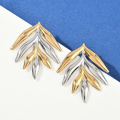 304 Stainless Steel Stud Earrings&nbsp;EJEW-K313-01GP
