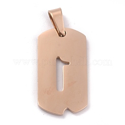 Ion Plating(IP) 304 Stainless Steel Pendants&nbsp;STAS-O127-C01