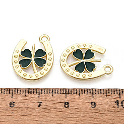 Saint Patrick's Day Alloy Enamel Pendants&nbsp;ENAM-T023-12B
