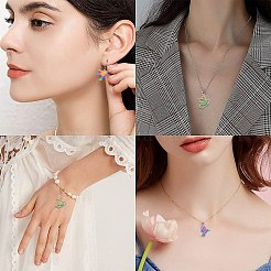 24Pcs 3 Style Ion Plating(IP) 201 Stainless Steel Pendants&nbsp;STAS-DC0001-79
