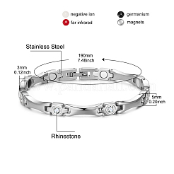 Stainless Steel Panther Chain Watch Band Bracelets&nbsp;JB676B