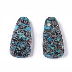 Assembled HuBei Turquoise Pendants&nbsp;G-L501-11B