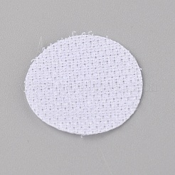 フラットラウンドいコインフックアンドループ自己接着剤  ファスナードットテープフックループテープ  ホワイト  25x1.5mm  500のペア/セット&nbsp;PJ-TAC0003-02A