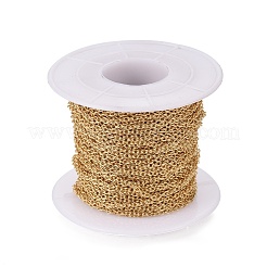 PVD Vacuum Plating 304 Stainless Steel Cable Chains&nbsp;CHS-R008-22G