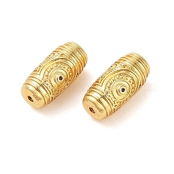 Brass Micro Pave Cubic Zirconia Beads&nbsp;KK-K384-01G