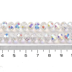 AB Color Plated Transparent Electroplate Beads Strands&nbsp;EGLA-H104-06I