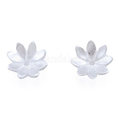 Resin Imitation Pearl Bead Caps&nbsp;RESI-N036-04-06