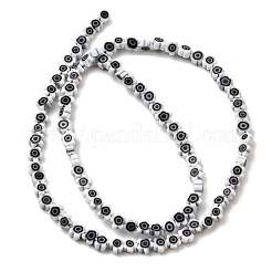 Handmade Millefiori Glass Bead Strands&nbsp;LAMP-J035-4mm-18