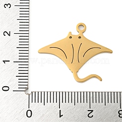 Ion Plating(IP) 304 Stainless Steel Pendants&nbsp;STAS-B056-10G-03