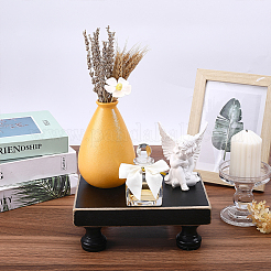 Wooden Soap Dish Tray Pedestal&nbsp;DJEW-WH0039-167