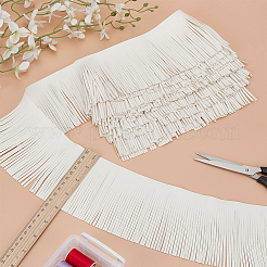 4M PU Leather Tassel Ribbon&nbsp;OCOR-WH0070-178A