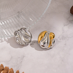 Nuggets 304 Stainless Steel Stud Earrings&nbsp;WQ1047