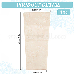 レース生地  ドレス衣装の装飾用  リネン  46.6x13.9~23.8x0.3cm&nbsp;DIY-WH0488-98B
