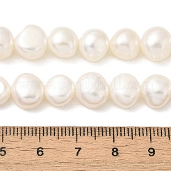 Natural Cultured Freshwater Pearl Beads Strands&nbsp;PEAR-A006-10E-X