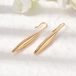Brass Stick Dangle Earrings for Women&nbsp;EJEW-A154-01B-G