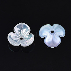 3-Petal Electroplate Acrylic Bead Caps&nbsp;LS-PACR-T014-03