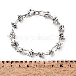 Tarnish Resistant 304 Stainless Steel Link Chain Bracelets&nbsp;X-BJEW-Z011-09P