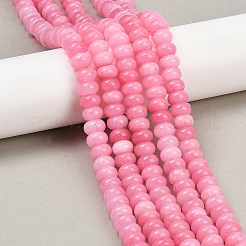 Dyed Natural White Jade Beads Strands&nbsp;G-G107-A28-01