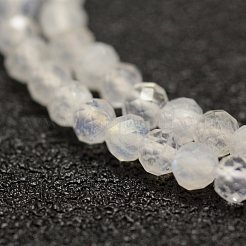 Natural Rainbow Moonstone Beads Strands&nbsp;G-F460-08