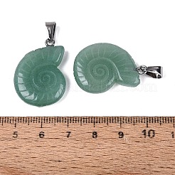 Natural Green Aventurine Pendants&nbsp;G-Q601-45D