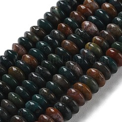 天然石インディアン瑪瑙ビーズ連売り  ソーサービーズ  ロンデル  6~6.5x3mm  穴：1mm  約118~119個/連  15.35''（39センチメートル）&nbsp;G-Z030-A16-01