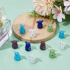 12Pcs Handmade Lampwork Beads&nbsp;LAMP-DR0001-12