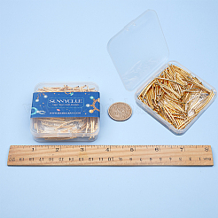真鍮製チューブビーズ  カーブ  ミックスカラー  35x2mm  穴：1mm  2色  100個/カラー  200pc&nbsp;KK-SC0001-20B