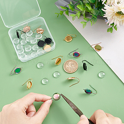 DIY Blank Dome Earring Making Kit&nbsp;DIY-UN0003-75