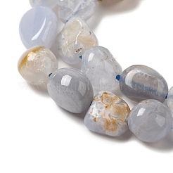 Natural Blue Lace Agate Beads Strands&nbsp;G-L608-A02-01B