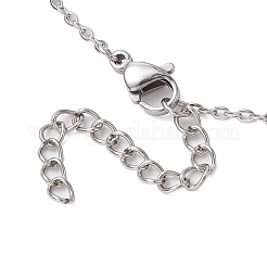 12Pcs 12 Styles 304 Stainless Steel Constellations Pendant Cable Chain Necklaces&nbsp;NJEW-JN05106