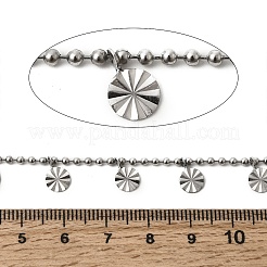 304 Stainless Steel Ball Chains&nbsp;CHS-B015-16P