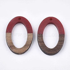 Resin & Walnut Wood Pendants&nbsp;LS-RESI-S358-29E
