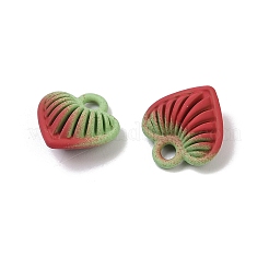 Spray Painted Alloy Pendants&nbsp;PALLOY-S038-15D