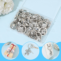 20Pcs Alloy Baseball Player & Baseball Bat & Hat Keychains&nbsp;KEYC-SC00044